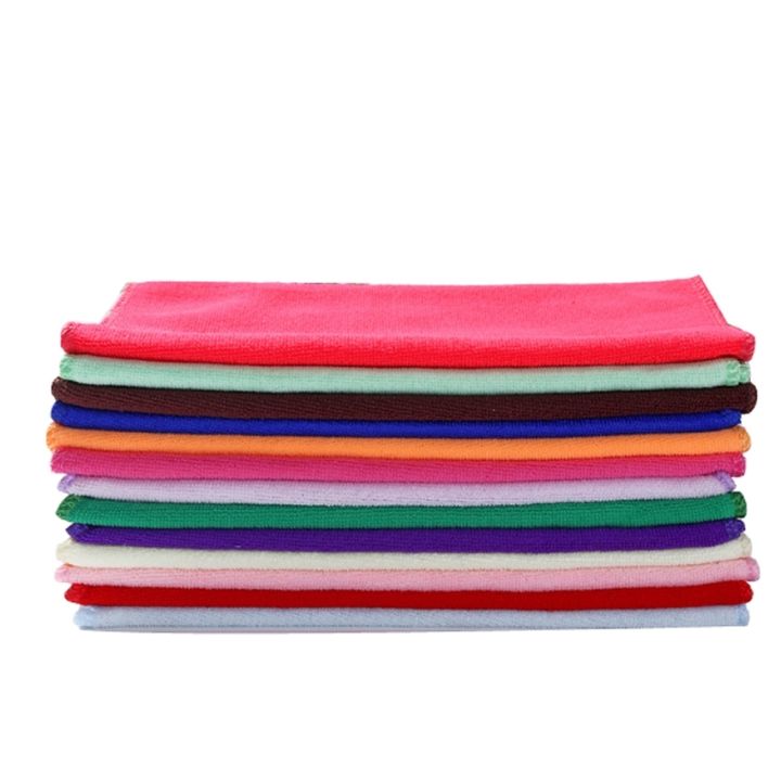 2-4-pcs-lot-mixed-color-microfiber-car-cleaning-towel-kitchen-washing-polish-set