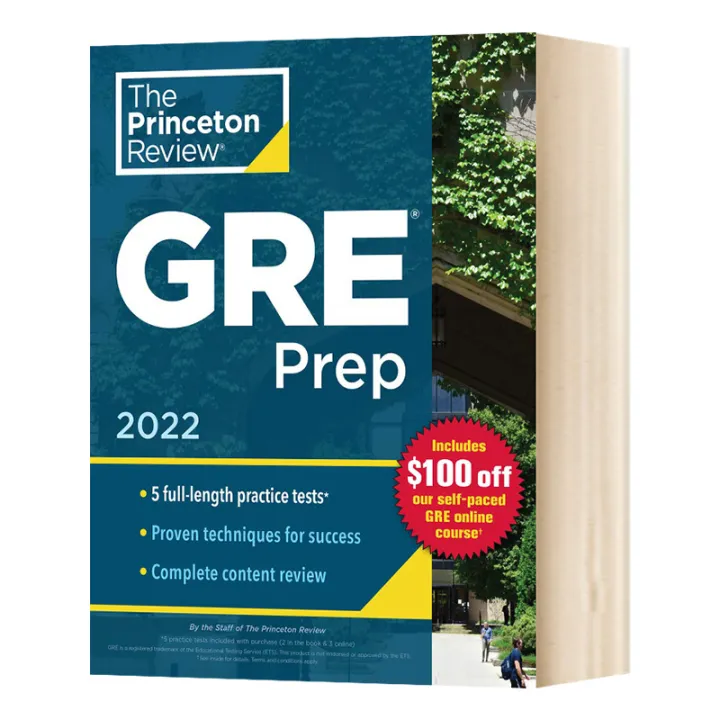 Princeton GRE Exam Preparation Guide 2022 English Original Princeton ...