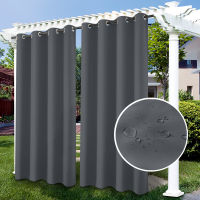 Outdoor Curtains Pergola Curtain Indoor Outdoor Waterproof Patio Curtains Grommet Curtain Blackout for Gazebo Porch