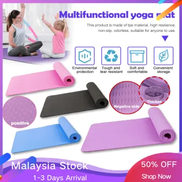 Non Slip EVA Yoga Mat, Foldable Fitness Environmental Gym Exercise