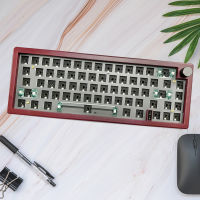 GMK67 Gaming Keyboard Knob Switch RGB Backlit Gasket Structure Keyboard Lightweight Durable Convenient Use Computer Accessories