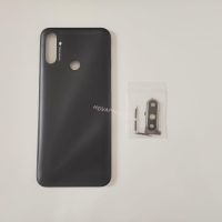 Novaphopat สำหรับ Realme C3 RMX2020ฝาหลังประตูแบตเตอรี่แผงเคสด้านหลังด้านหลังตัวเรือนพร้อมปุ่มคีย์ด้านข้างเลนส์กล้องถ่ายรูปและกรอบ