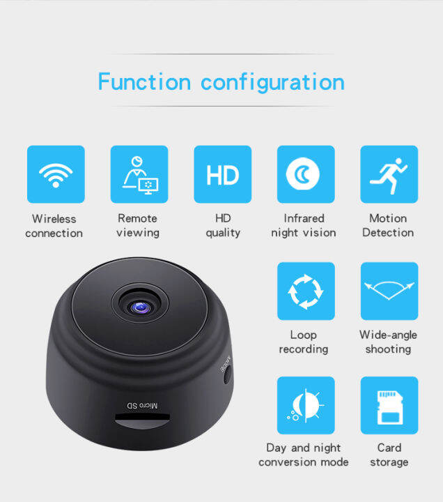 A9 cctv camera connect to cellphone with voice hd smart camera wireless