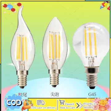E14 LED Filament Bulb Retro Edison Glass Bulb for Home Ceilling Decoration  C35/C35L/G45 