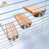 BP【Fast Delivery】Pet Bird Wood Stand Platform สนามเด็กเล่น Chewing Toy บันไดกระโดดไม้ SpringboardCOD【cod】