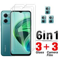 6in1 Camera Screen Protector For Xiaomi Redmi 10 5G Tempered Glass For Redmy Note 11E Redmi10 11 E Full Cover Protective Film