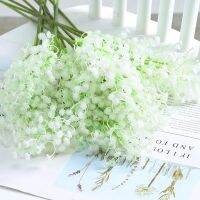 [AYIQ Flower Shop] พลาสติกจำลอง Gypsophila ห้องนั่งเล่นตู้ทีวีตกแต่งดอกไม้ปลอมห้องนอนเครื่องประดับอุปกรณ์ถ่ายภาพดอกไม้แห้งช่อ