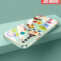 JIUMOO เคส X655C สำหรับ Infinix Hot 9 Pro ลายการ์ตูนทอยสตอรี่ใหม่กรอบพื้นผิวสี่เหลี่ยมเคสนิ่มซิลิกาเจลกันกระแทกเคสมือถือรวมทุกเลนส์กล้องถ่ายรูปฝาครอบป้องกัน