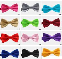 Fashion 2019 New Adult Luxury Men Bow Tie Kids Boys Performance Solid Black Blue Red Color Bow Ties Women Wedding One Size Boys Clothing