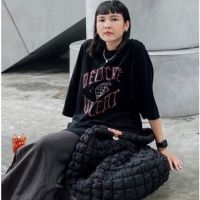 S-5XLเสื้อยืด oversize คอลเลคชั่น Delicate (black) S-5XL