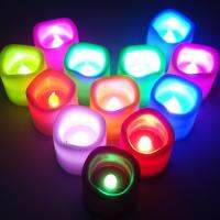 ชุดเทียน Led เปลี่ยน12 Wax Colour