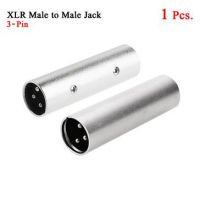 XLR ผู้/ผู้ XLR Male to Male 3 Pin Inline Connector/Adaptor/Coupler For Inline Mic Microphone (1ชิ้น)