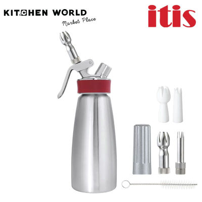 ITIS 1SWSP51 0.5L PROFESSIONAL GOURMET WHIP PLUS S/S RED