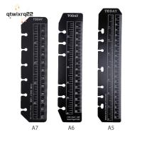 QTWIX ไม้บรรทัดการแบ่งสำนักงานสารพัดประโยชน์,A5อุปกรณ์วาดภาพ A6 A7คั่นหนังสือไม้บรรทัดไม้บรรทัดตรงภาพวาดร่างหลวมสมุดบันทึกไม้บรรทัดวัดดัชนีที่คั่งหนังสือไม้บรรทัด
