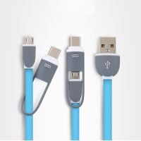 1M Micro USB Type C Cable 2 IN 1 Fast Charging Cord Data Sync Charger Line Speed Transfer for Samsung Xiaomi Android Universal