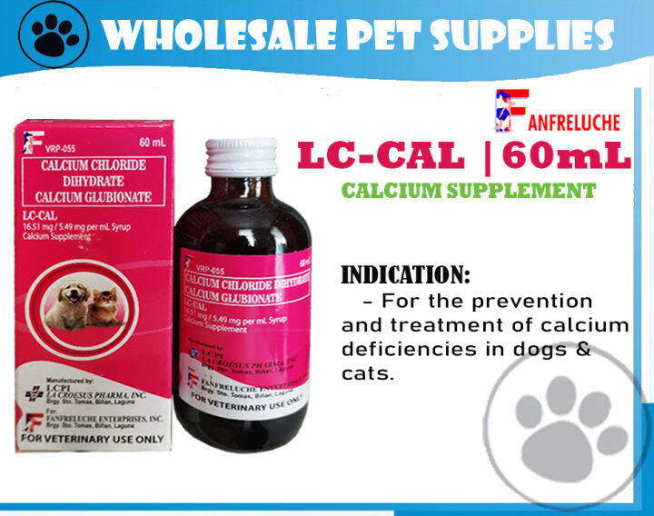 LCCAL Calcium Supplement for Pets 60mL Lazada PH