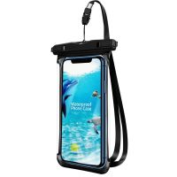 Full View Waterproof Swimming Pouch Case for Phone Underwater Snow Rainforest Transparent Dry Bag Big Mobile Phone Bag Sealed