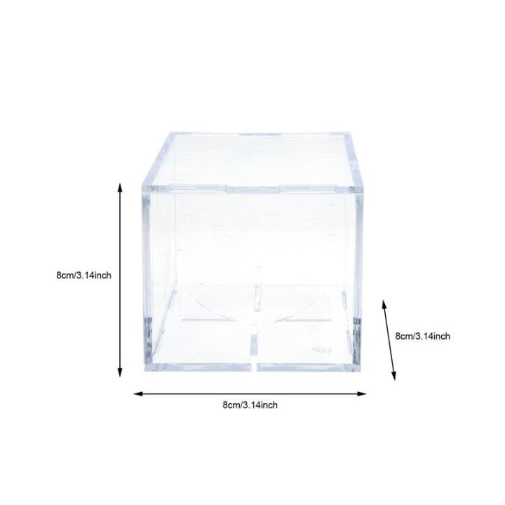 กล่องโชว์เบสบอลมีที่ใส่ของอะคริลิกใสพิมพ์ทำน้ำแข็งรูปบอลที่แขวนต่างหูฟุตบอล-กล่องลายเซ็นซอฟต์บอล2023