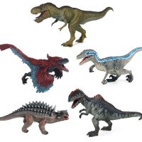 Simulation Jurassic Dinosaurs Pyroraptor Giganotosaurus Tyrannosaurus Open Mouth High Quality Model Action Figures Toy Kids Gift