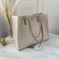 Large Tote Bags For Women Simple Work Female Shopper Satchel High Quality Ladies Shoulder Bags Summer 2022 Beige Black