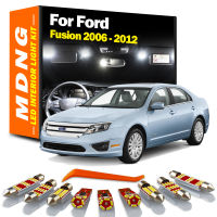 MDNG Canbus สำหรับ Ford Fusion 2006 2007 2008 2009 2010 2011 2012ยานพาหนะ LED มหาดไทยแสงชุดแผนที่โดมลำต้นโคมไฟป้ายทะเบียน