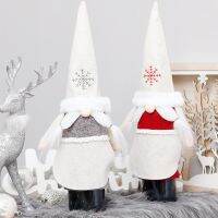 [COD] decorations style faceless doll wine bottle set Claus bag restaurant holiday dress