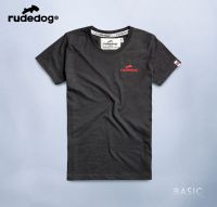 Rudedog เสื้อยืดชาย รุ่น Basic19 สีท็อปดำ (ราคาต่อตัว)