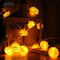 BSIDE ฟักทองฮาโลวีนไฟ Led String แบบพกพา Fairy โคมไฟตกแต่งสำหรับ Home Bar Halloween Party Decor