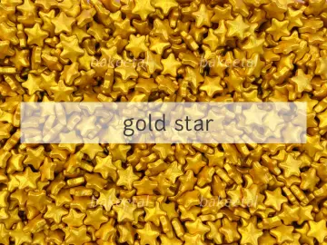 Luxury Gold Glitter Star Sprinkles (Made to order)  Gold glitter stars,  Star sprinkles, Colorful cakes