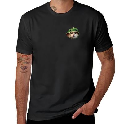 Dino Hat T-Shirt Short Sleeve Black T Shirt Black T-Shirts For Men