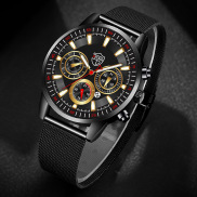 Đồng hồ đeo tay nam chống nước DEYROS DS1720 Siêu Mỏng Size nhỏ đẹp