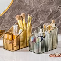 Morris8 Ins Luxury Cosmetics Brushes Holder Box Bathroom Cream Lipstick Storage Case Compartment Organizer Container Pencil Pens