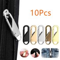 10 Pcs Fashion Metal Zipper Zipper Repair Kits Zipper Pull for Zipper Slider Sewing Diy Craft Sewing Kits Metal Zipper Head Door Hardware Locks Fabric