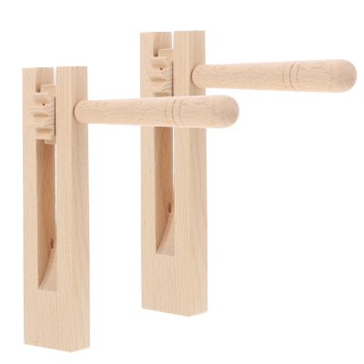 【CW】 2Pc Baby Wood Matraca Ratchet Noise Maker Instrument Toddler