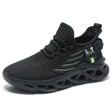 Mens black lacoste on sale shoes