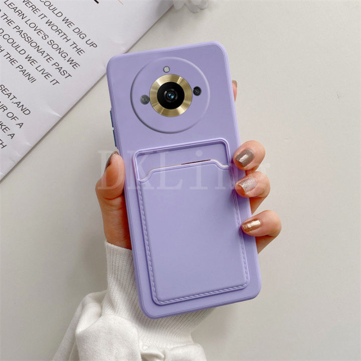 เคสกระเป๋าสตางค์ที่ใส่บัตรหรูหราสำหรับ-oppo-realme11เคสโทรศัพท์แบบนิ่ม-realme-11-pro-2023ฝาหลังซิลิโคนกันกระแทก-realme-11-pro-plus