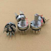 1 Piece RV17 B1K B10K B50K Mono Potentiometer With Switch Vertical 5 Feet Audio Rotation Tuning Speed Potentiometer