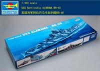 คนเป่าแตร05307 1/350 USS Alabama -60ชุดประกอบโมเดล