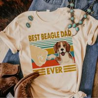 เสื้อยืดลายการ์ตูน Beagle สำหรับผู้หญิงเสื้อยืดกราฟิกสำหรับผู้หญิง