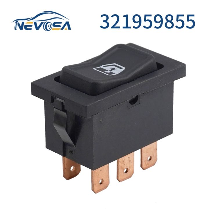 nevosa-321959855สำหรับ-vw-ชิ้นส่วนรถยนต์-volkswagen-golf-jetta-รถ-b2-mk2รถขนย้ายอัตโนมัติ-t3รถยนต์หน้าต่างสวิตช์กระดุมพลังงานใหม่