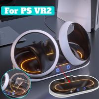 แท่นยึดแท่นชาร์จสำหรับ VR2 PS พร้อมไฟแสดงสถานะ RGB ชาร์จเร็วแท่นแม่เหล็กสำหรับ PS5อุปกรณ์ VR2