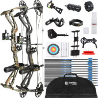 SANLIDA X8 Full Kit Compound Bow Bag Arrows Set 0-60lbs