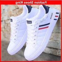 COD ▩ The Outline Shop27dgsd6gfd Kasut Lelaki Men Leather Sneakers Breathable Shoes Super Light White Casual Shoes Male Tenis Masculino Sneakers