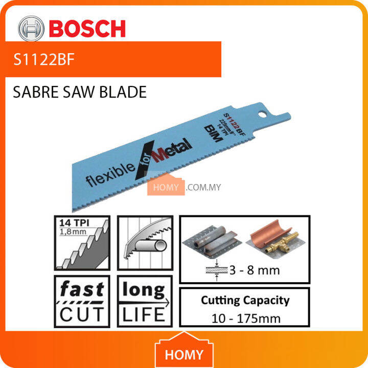 S1122BF BOSCH RECIPROCATING SABRE SAW BLADE Lazada