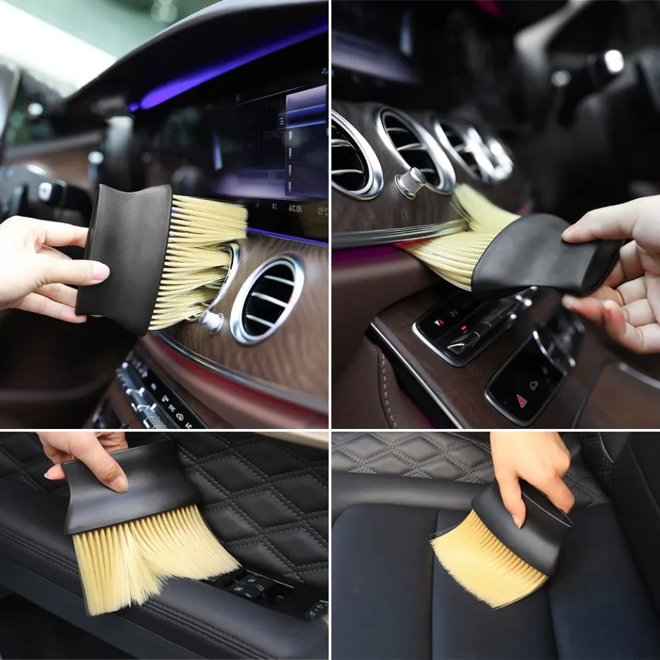 Car Interior Cleaning Tool Air Conditioner Air Outlet Cleaning Artifact  Brush Car Brush Car Crevice Dust Removal Car Detailing