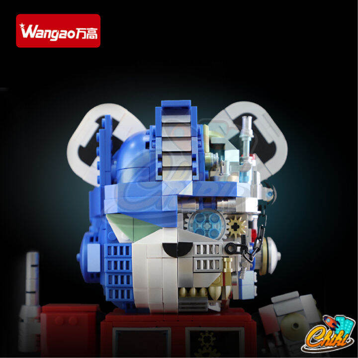 ตัวต่อ-wangao188003-optimus-prime-bear-robot-ออฟติมัส-แบบริค-โรบอร์ท-แบบริคครึ่งโรบอท-ขนาดเท่ากับ-400