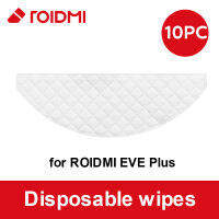 ชิ้นส่วนต้นฉบับสำหรับเครื่องดูดฝุ่น roidmi EVE PLUS, ผ้าเช็ดทำความสะอาดแบบใช้แล้วทิ้งเดิม, ผ้าเช็ดทำความสะอาดแบบใช้ซ้ำได้, อุปกรณ์เสริม