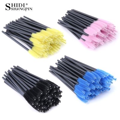 【CW】♠▲☫  5/50/100 Pcs Extension Disposable makeup Eyebrow brush Mascara Wand Applicator Lashes Brushes Sets make Up