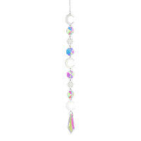 {Ready Stock}Wind Chime Crystal Light Catcher แขวนเครื่องประดับกรอบกลมตกแต่งหน้าต่างศิลปะ