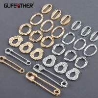 [Hot K] M1127 Gufather,เครื่องประดับอัญมณี,ตะขอเชื่อมต่อ,ผ่านการเข้าถึง,ปราศจากนิกเกิล,ชุบโรเดียมทอง18K,ทองแดง,เครื่องประดับ Diy,10ชิ้น/ล็อต